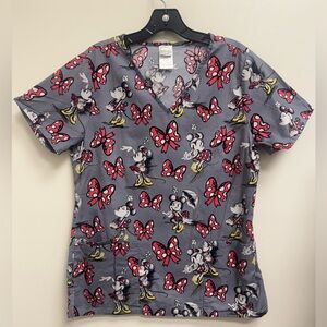 Disney Minnie Scrub Top